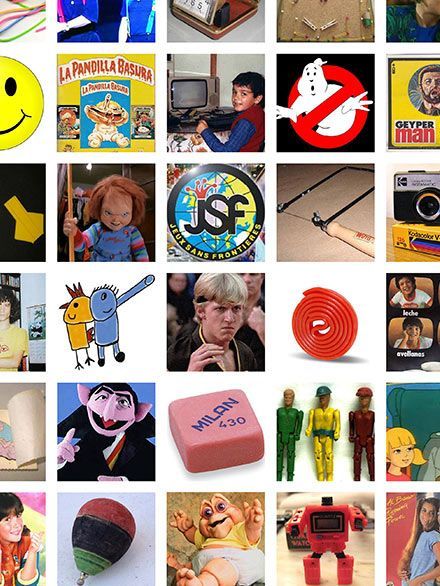 Poster Iconos años 80