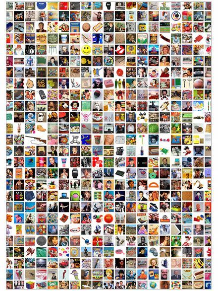 Poster Iconos años 80